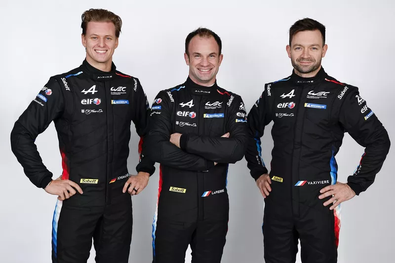 #36 Alpine A424 : Nicolas Lapierre, Matthieu Vaxiviere, Mick Schumacher