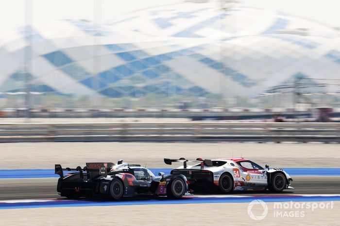 #8 Toyota Gazoo Racing Toyota GR010 - Hybrid: Sebastien Buemi, Brendon Hartley, Ryo Hirakawa, #54 Vista AF Corse Ferrari 296 LMGT3: Thomas Flohr, Francesco Castellacci, Davide Rigon.