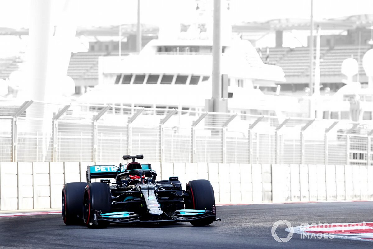 George Russell, Mercedes W10 Mule
