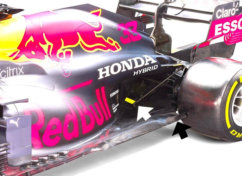 Detalle del Red Bull Racing RB16B