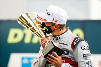 Podium: Race winner Nico Muller, Audi Sport Team Abt Sportsline
