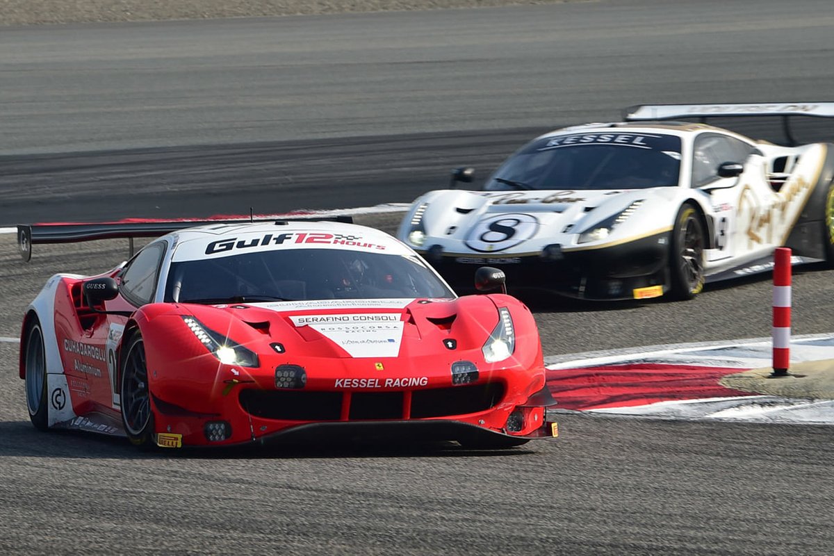 #27 Kessel Racing, Ferrari 488 GT3: Murat Cuhadaroglu, Francesco Zollo, David Fumanelli, Emanuele Maria Tabacchi