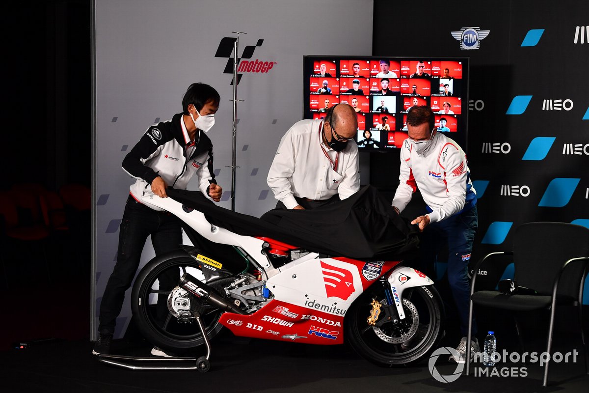 Alberto Puig, Talent Promotion Director, Carmelo Ezpeleta, CEO Dorna Sports, Hiroshi Aoyama, ATC Talent Scout