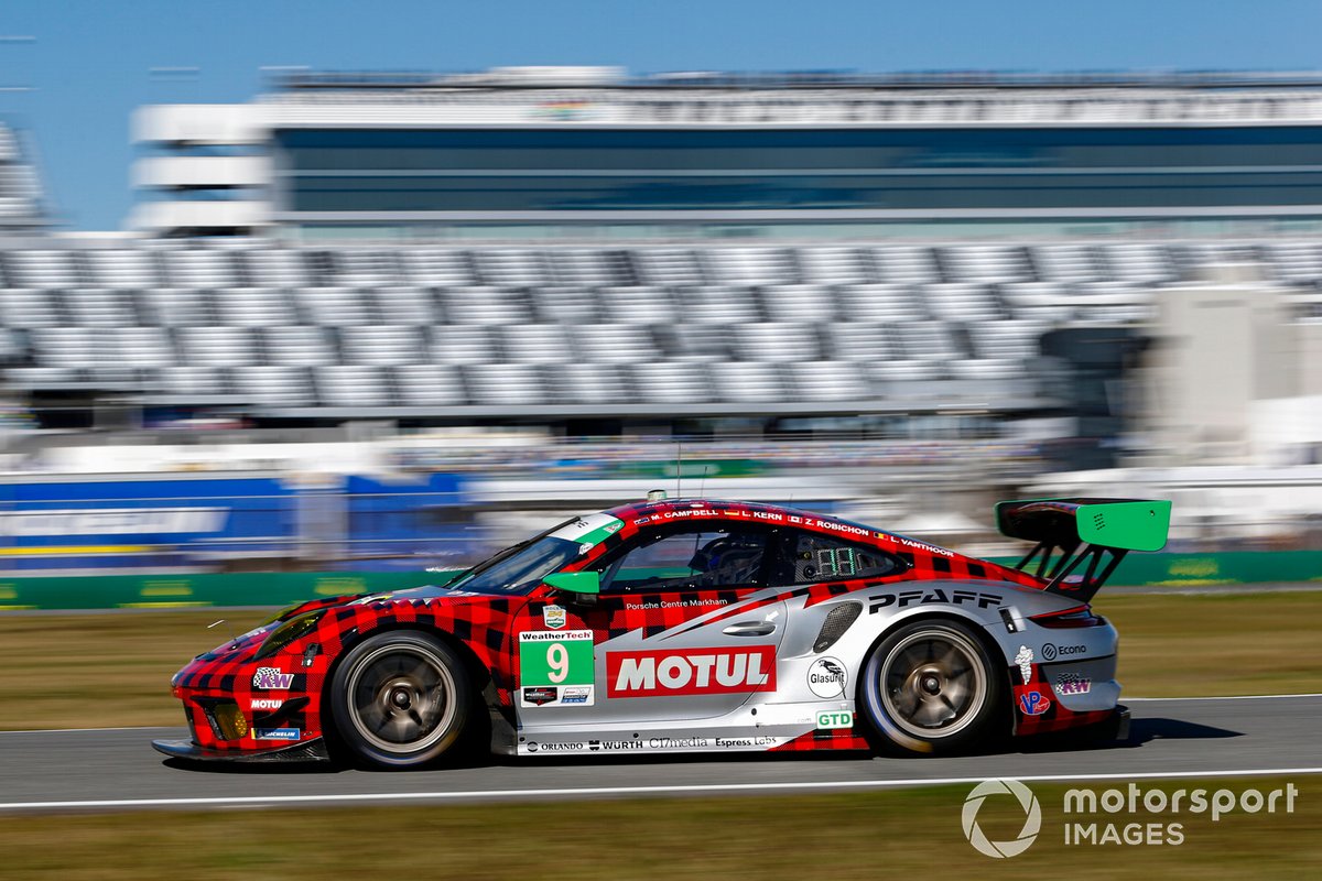 #9 Pfaff Motorsports Porsche 911 GT3R, GTD: Zacharie Robichon, Laurens Vanthoor, Lars Kern, Matt Campbell