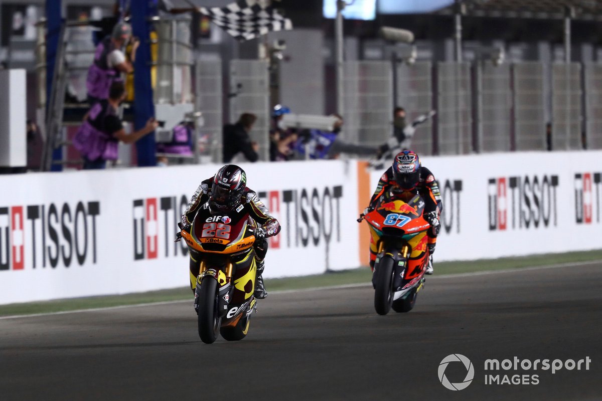 Ganador Sam Lowes, Marc VDS Racing Team cruza la meta