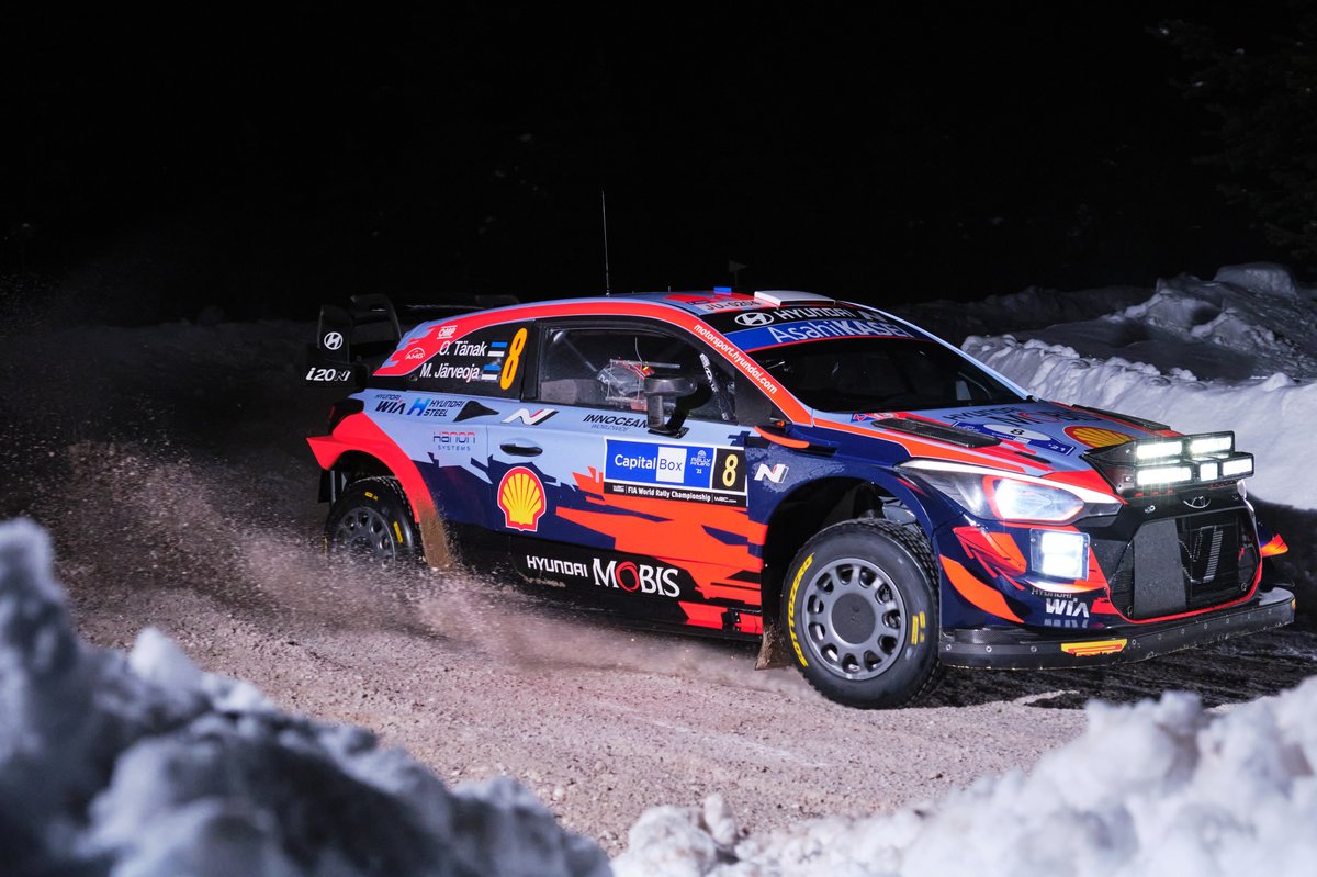 Ott Tänak, Martin Järveoja, Hyundai Motorsport Hyundai i20 Coupe WRC