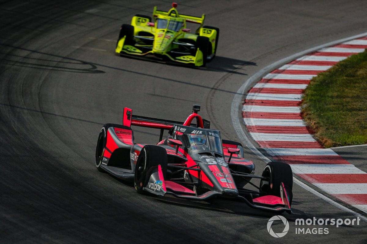Alex Palou, Dale Coyne Racing with Team Goh Honda, Simon Pagenaud, Team Penske Chevrolet