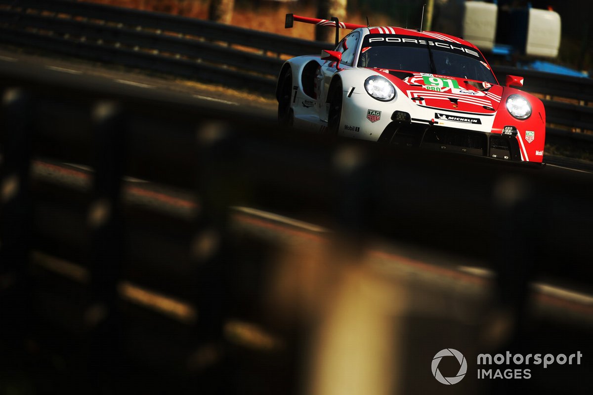 #91 Porsche GT Team Porsche 911 RSR: Richard Lietz, Gianmaria Bruni, Frédéric Makowiecki