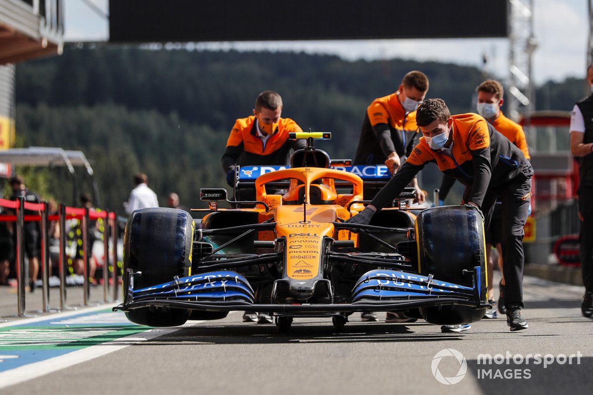 El MCL34 de Lando Norris, McLare