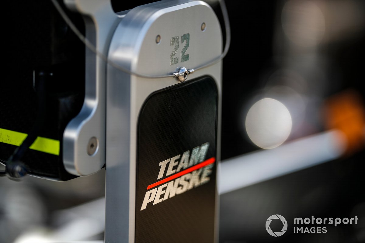 Simon Pagenaud, Team Penske Chevrolet, logo de Penske