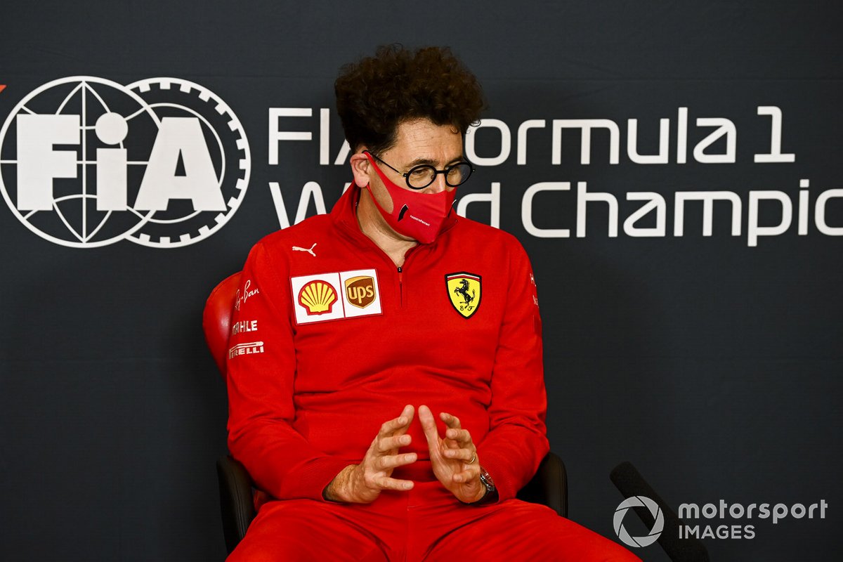Mattia Binotto, Team Principal Ferrari, in a Press Conference