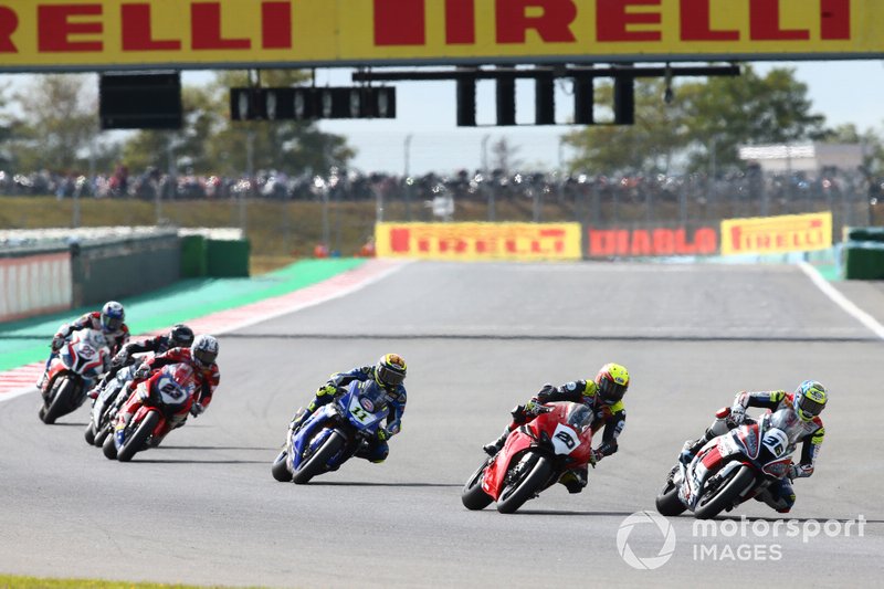 Leandro Mercado, Orelac Racing Team, Barrier, Sandro Cortese, GRT Yamaha WorldSBK