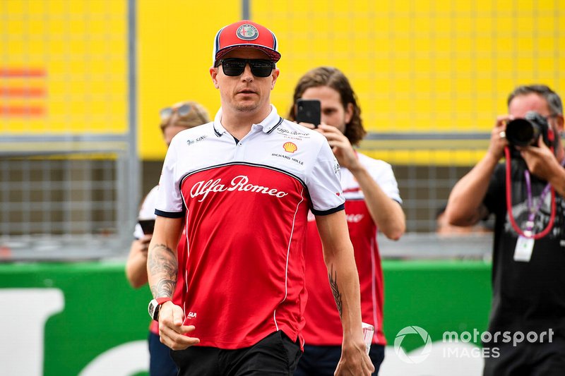 Kimi Raikkonen, a lo suyo