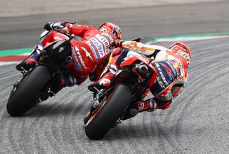 Andrea Dovizioso, Ducati Team, Marc Marquez, Repsol Honda Team