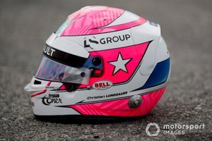 Casco tributo a Anthoine Hubert de Christian Lundgaard, ART Grand Prix