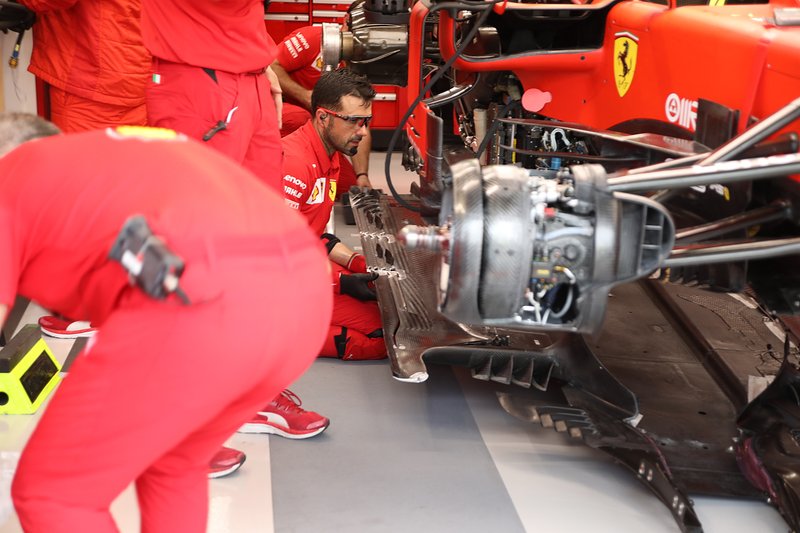 Ferrari SF90, dettaglio del fondo