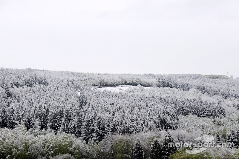 Nieve en Spa-Francorchamps