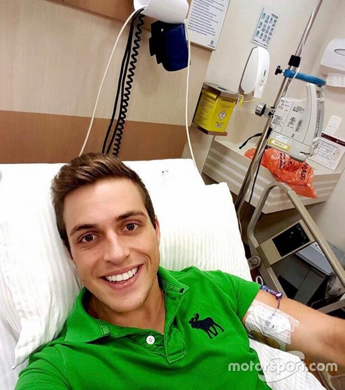 Pedro Rehn durante tratamento