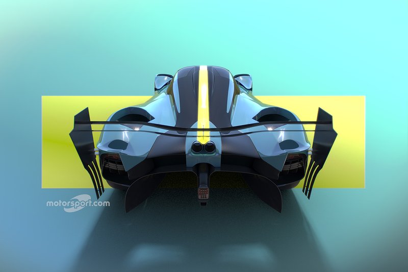 Rendering Motorsport Network Aston Martin Valyrie hypercar