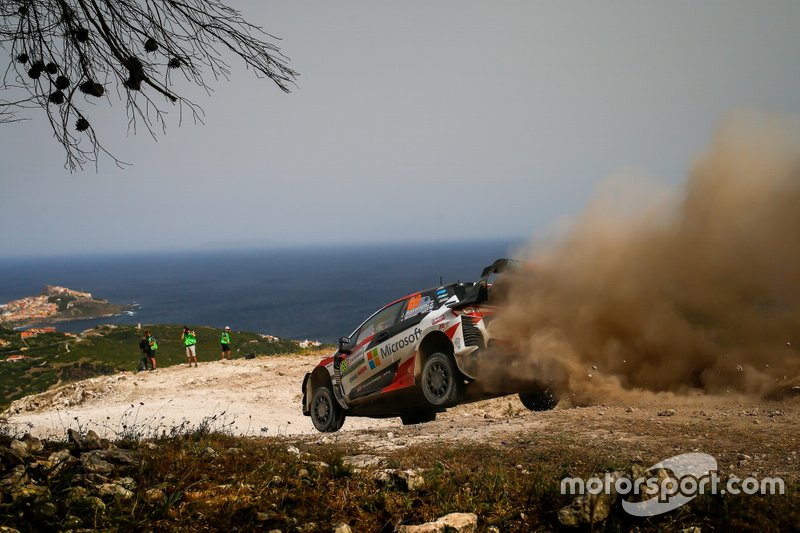 Juho Hänninen, Tomi Tuominen, Tommi Mäkinen Racing Toyota Yaris WRC