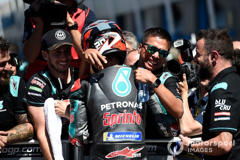 Ganador de la pole Fabio Quartararo, Petronas Yamaha SRT