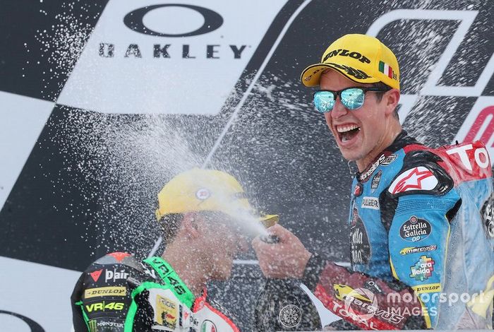 Podio: Alex Marquez, Marc VDS Racing