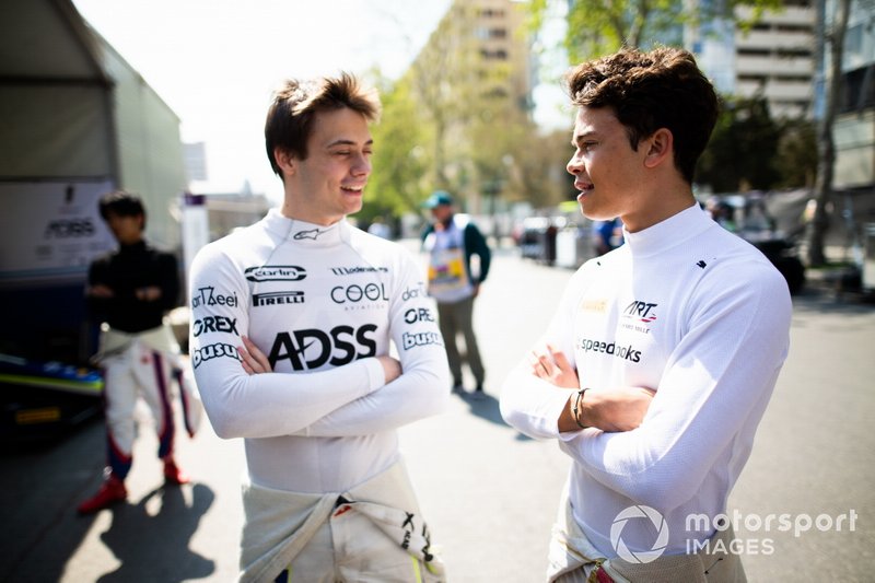 Louis Deletraz, CARLIN e Nyck De Vries, ART GRAND PRIX