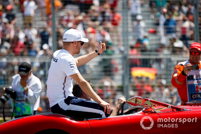 Valtteri Bottas, Mercedes AMG F1, in the drivers parade