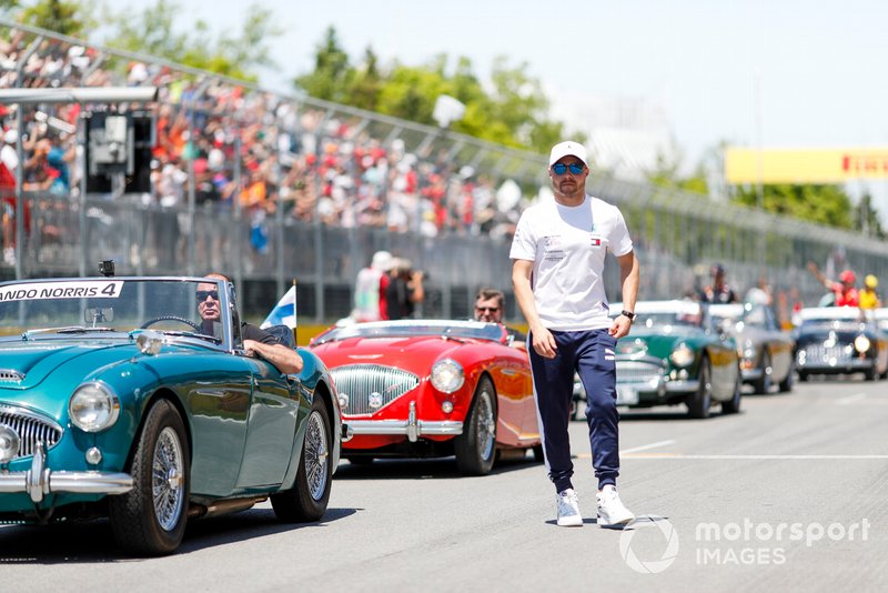 Valtteri Bottas, Mercedes AMG F1, in the drivers parade