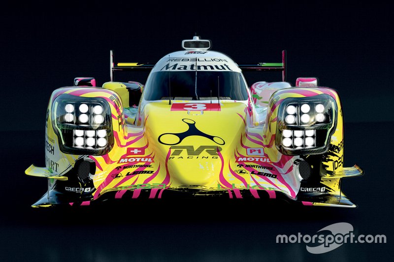 #3 Rebellion Racing Rebellion R-13: Nathanael Berthon, Gustavo Menezes, Thomas Laurent