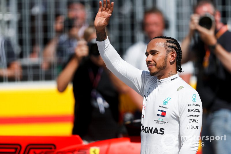 Lewis Hamilton, Mercedes AMG F1, after Qualifying
