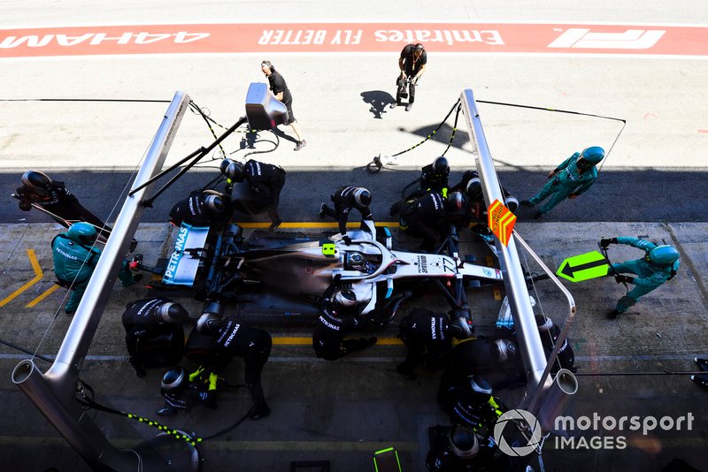 Пит-стоп: Валттери Боттас, Mercedes AMG F1 W10