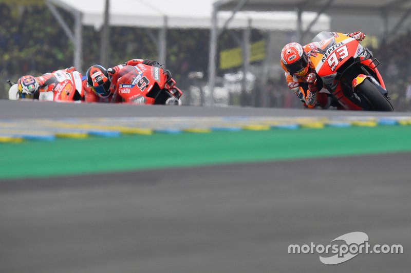 Marc Márquez, Repsol Honda Team, Danilo Petrucci, Ducati Team