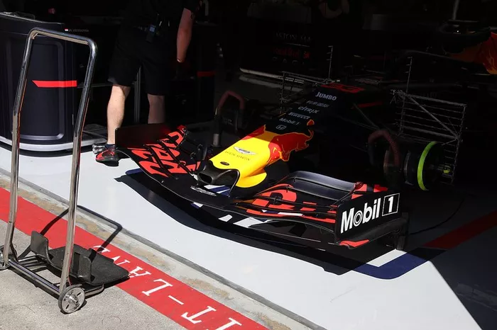 Alerón delantero del Red Bull Racing RB15