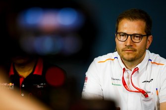 Andreas Seidl, Team Principal, McLaren, in the team principals Press Conference