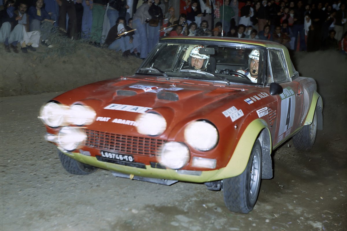 Markku Alen, Ilkka Kivimaki, Fiat 124 Abarth Spider