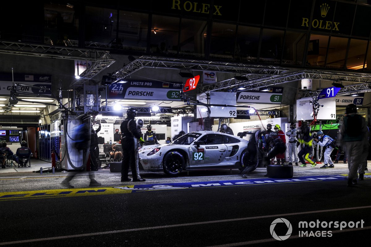 #92 Porsche GT Team Porsche 911 RSR - 19 LMGTE Pro, Kevin Estre, Neel Jani, Michael Christensen