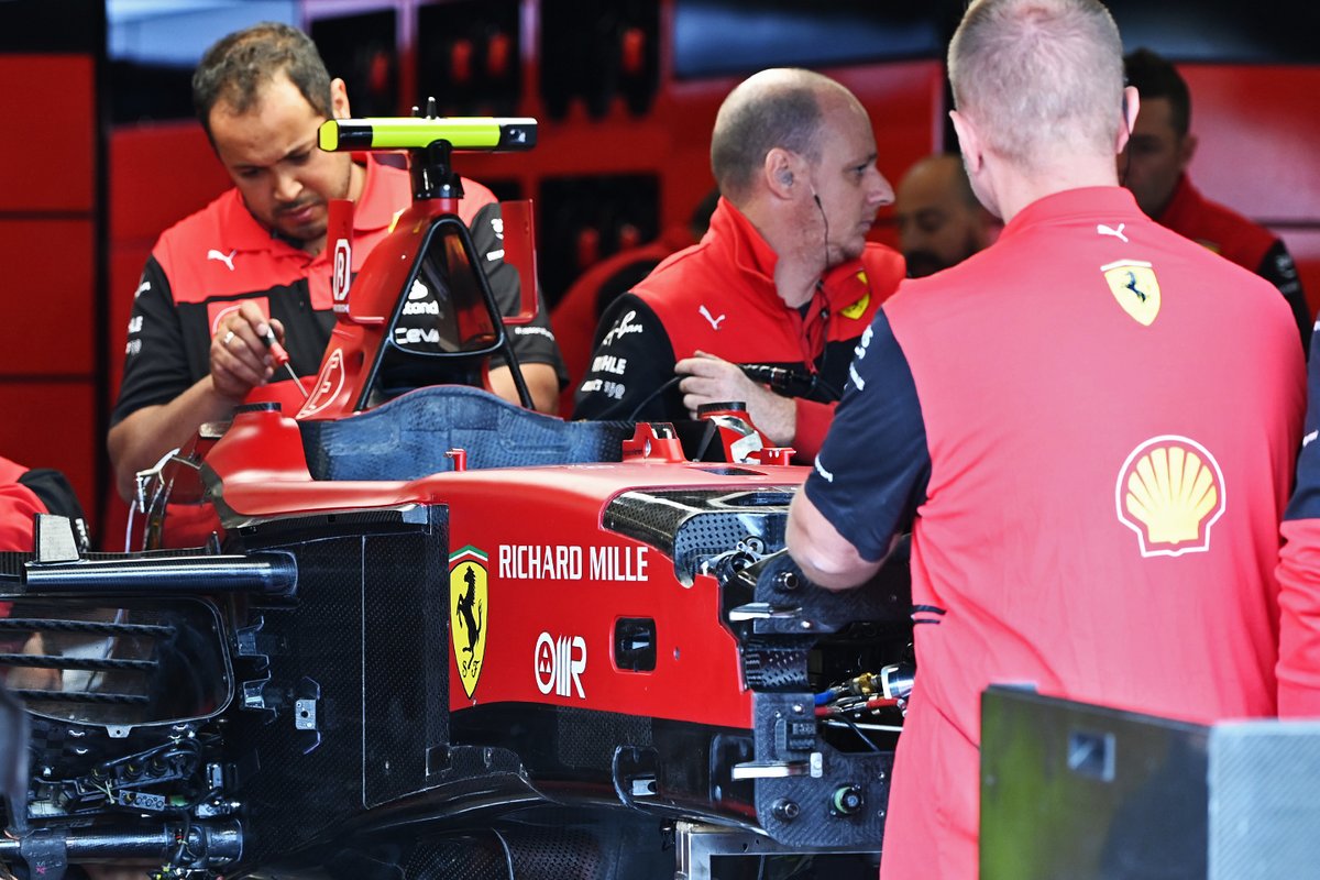 Detalle del Ferrari F1-75