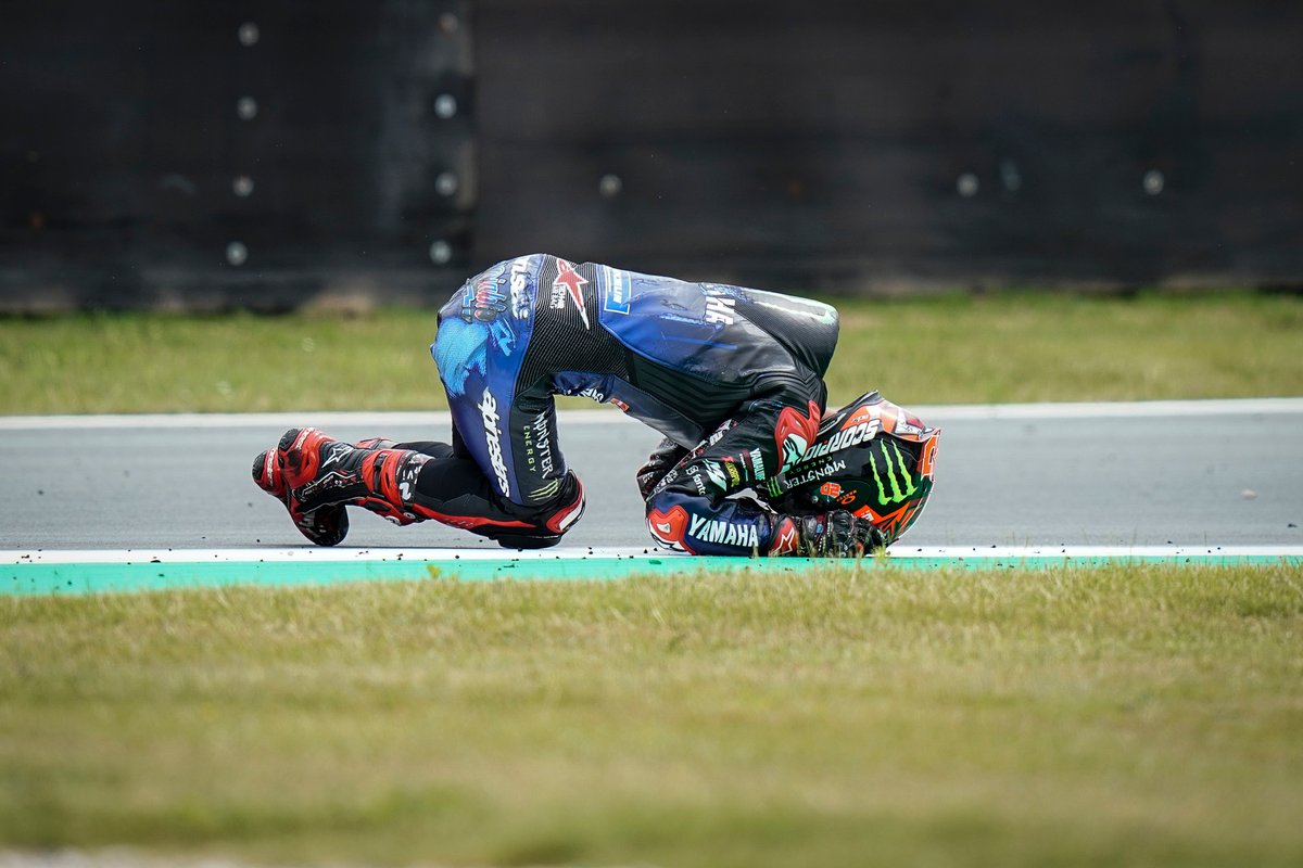 Caída Fabio Quartararo, Yamaha Factory Racing