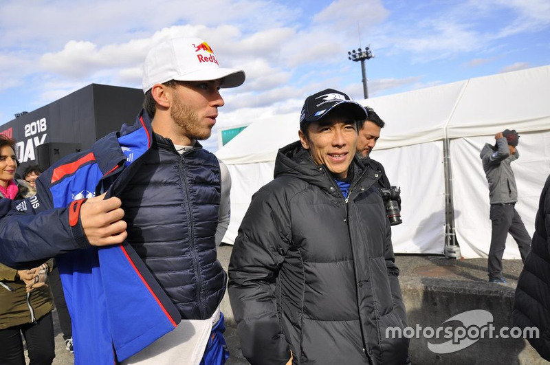 Pierre Gasly en Takuma Sato