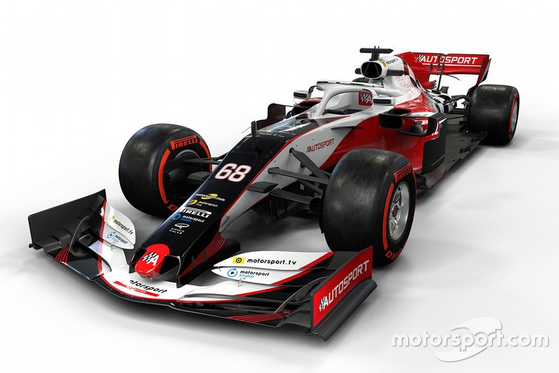 Mock-up monoposto di F1 Motorsport Network