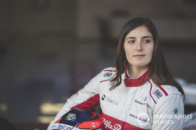 Tatiana Calderón, Sauber piloto de prueba