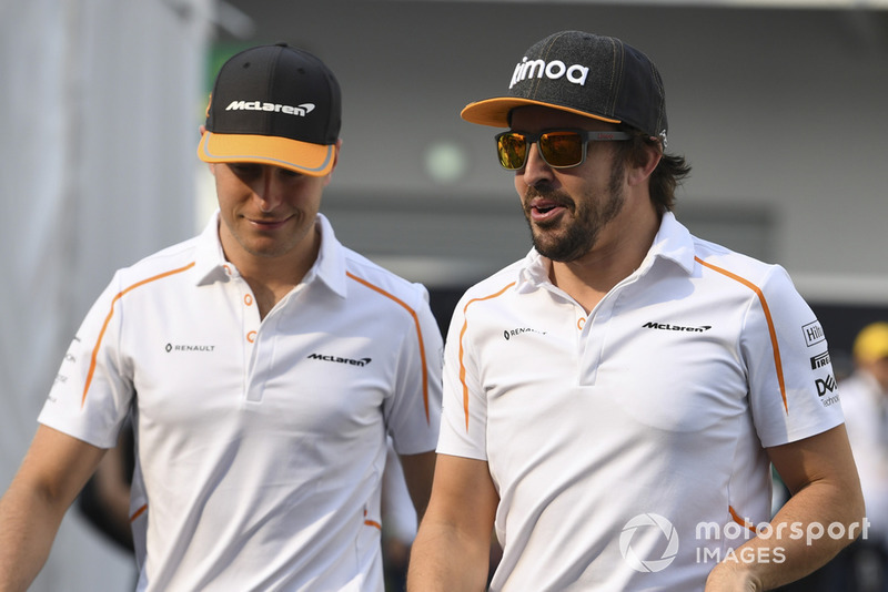 Stoffel Vandoorne, McLaren y Fernando Alonso, McLaren