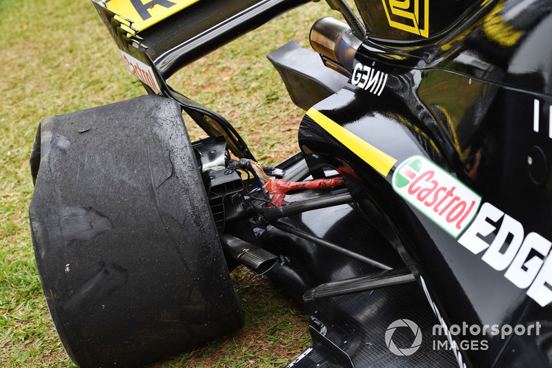 Coche chocado de Nico Hulkenberg, Renault Sport F1 Team R.S. 18
