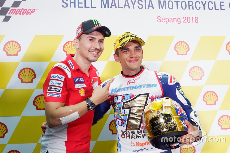 Jorge Lorenzo, Ducati Team con Jorge Martin, Del Conca Gresini Racing Moto3