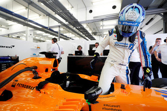 Jimmie Johnson in the McLaren