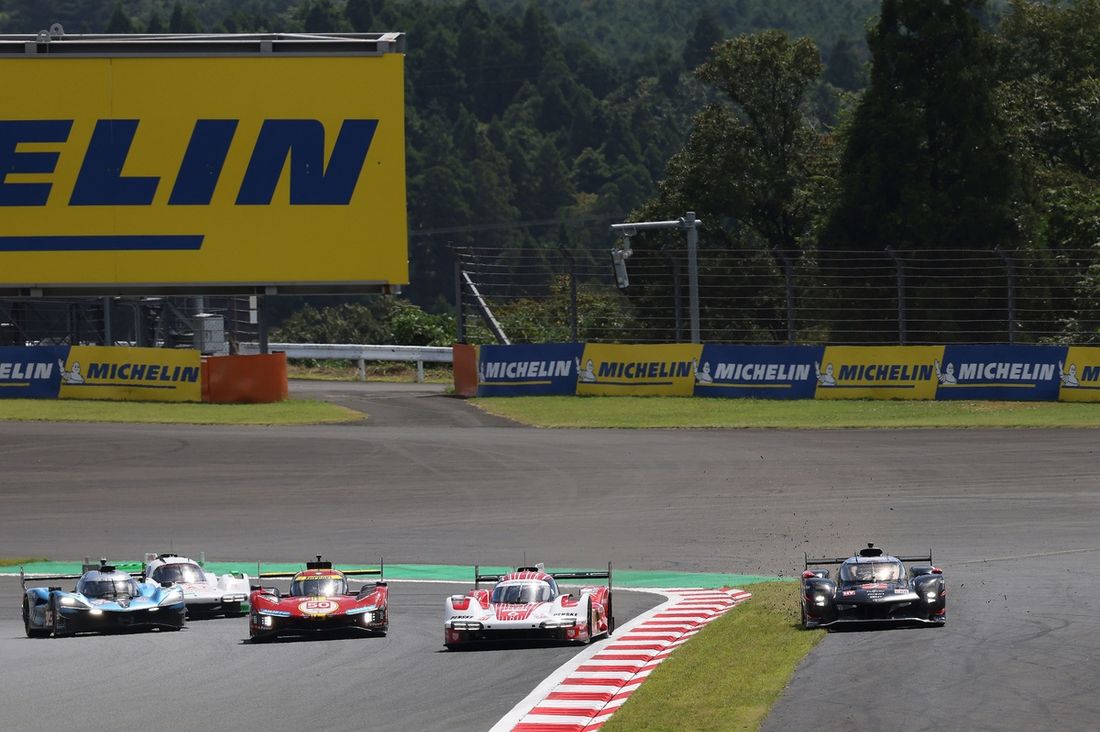#50 Ferrari AF Corse Ferrari 499P: Antonio Fuoco, Miguel Molina, Nicklas Nielsen, #6 Porsche Penske Motorsport Porsche 963: Kevin Estre, Andre Lotterer, Laurens Vanthoor, #7 Toyota Gazoo Racing Toyota GR010 - Hybrid: Mike Conway, Kamui Kobayashi, Nyck de 