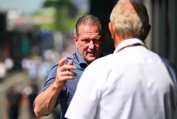 Jos Verstappen, Dr. Helmut Marko, Consultor, Red Bull Racing
