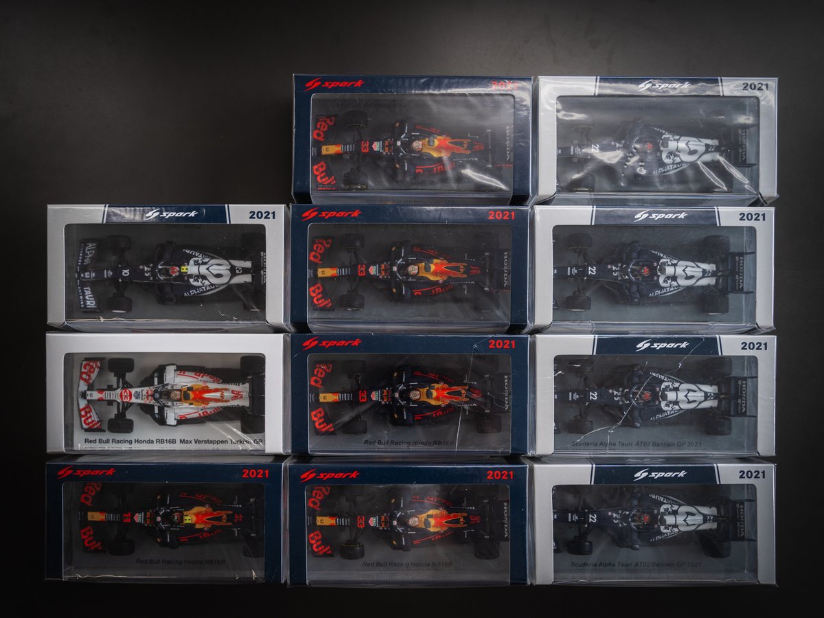 Spark 1/43 scale F1 model cars