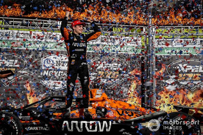 Ganador Patricio O'Ward, Arrow McLaren SP Chevrolet